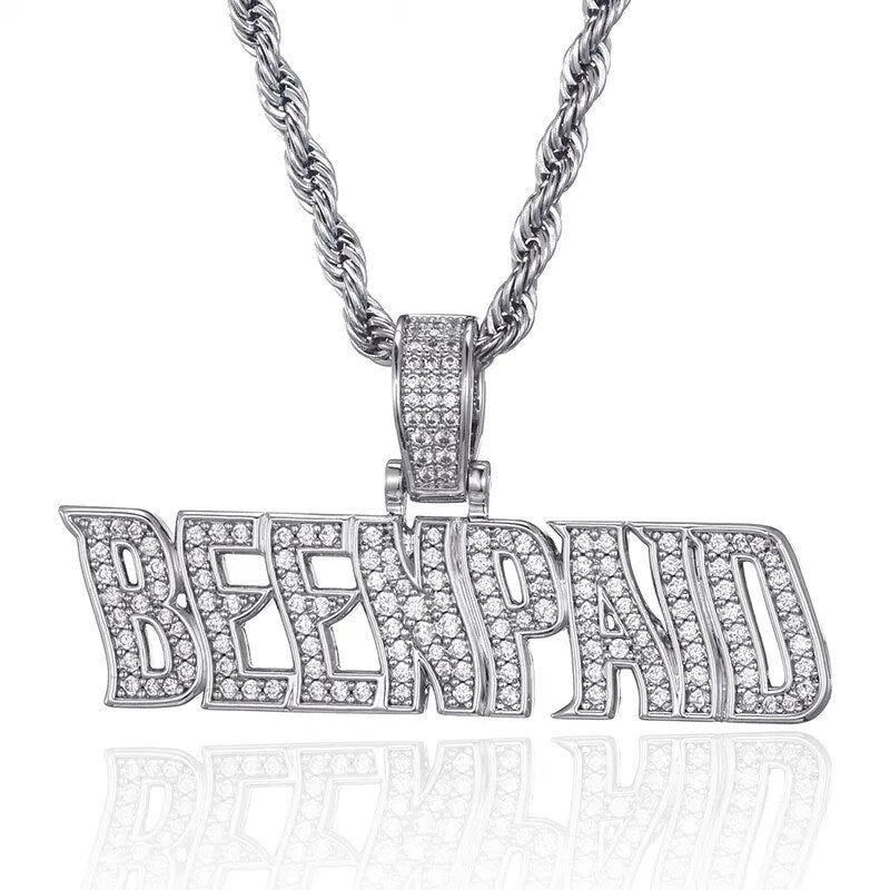 D&Z Pendant Letter Iced Out Cubic Zircon Hip Hop Silver Charm for Men Best Price in Men Jewerly - 2023