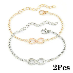 Korean Metal 8 Infinity Charm Bracelets for Men Best Price in Men Jewerly - 2023