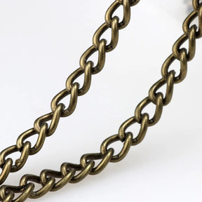 6*8MM Punk Metal Gold Necklace/Bracelet Chain for Men Best Price in Men Jewerly - 2023