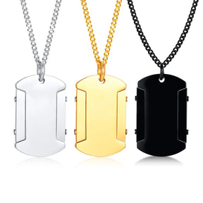 Engravable Dog Tag Necklace for Men Best Price in Men Jewerly - 2023