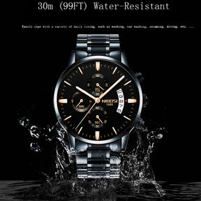 NIBOSI Luxury Men's Fashion Casual Dress Watch Best Price in Men Jewerly - 2023