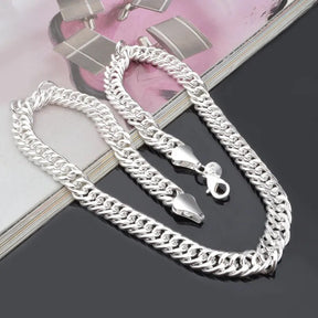 925 Silver 10MM Link Chain Necklace for Men Best Price in Men Jewerly - 2023