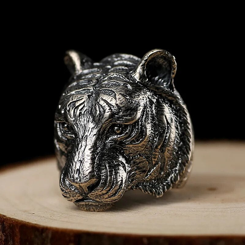 ZABRA Sterling Silver Tiger Ring for Men Best Price in Men Jewerly - 2023