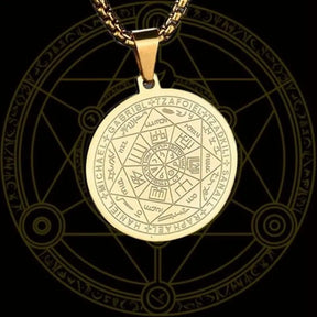 Seven Angels Religious Rune Pendant Necklace Best Price in Men Jewerly - 2023