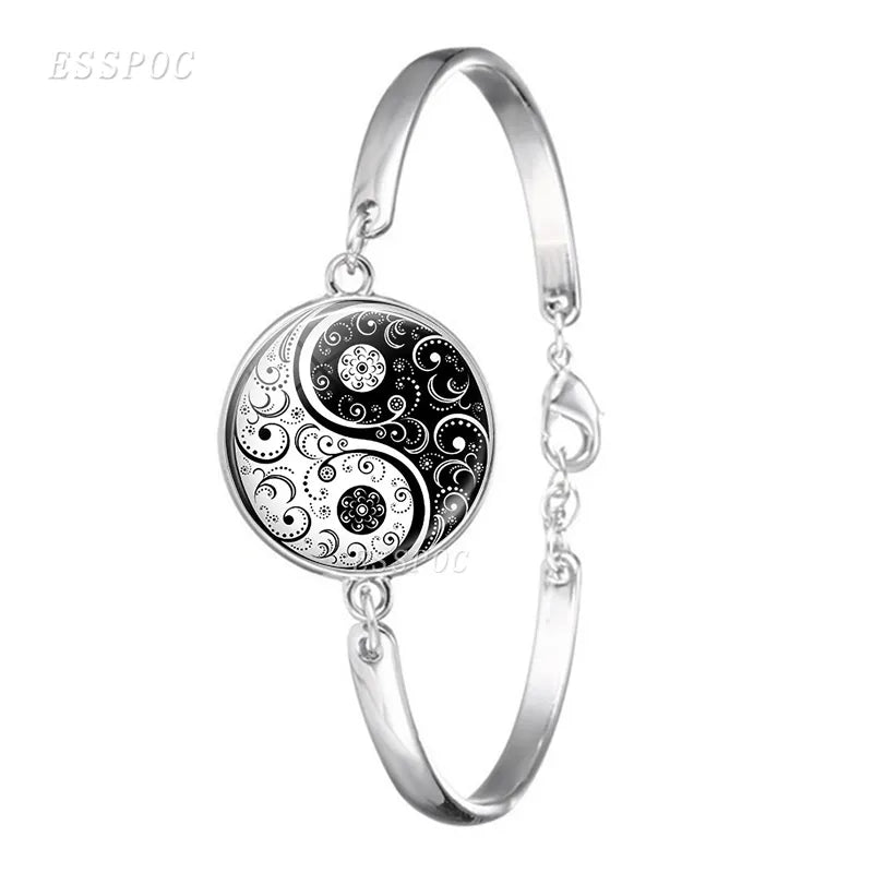 Yin Yang Black and White Tai Chi Bracelet Best Price in Men Jewerly - 2023