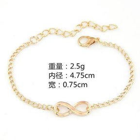 Korean Metal 8 Infinity Charm Bracelets for Men Best Price in Men Jewerly - 2023