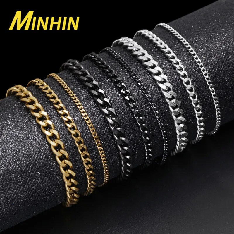 Stainless Steel Cuban Link Chain Necklace for Men Best Price in Men Jewerly - 2023