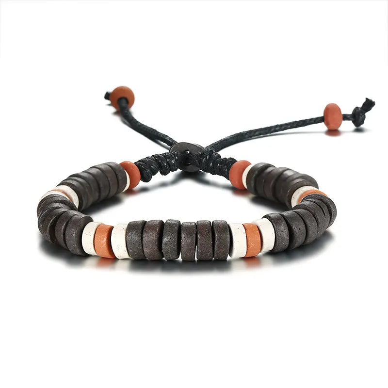 Ancient African Tribal Style Natural Stone Bracelet for Men Best Price in Men Jewerly - 2023