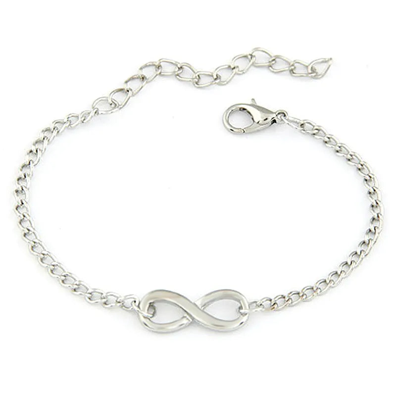 Korean Metal 8 Infinity Charm Bracelets for Men Best Price in Men Jewerly - 2023