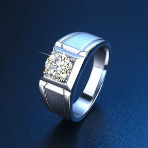 2 Carat Moissanite Rings for Men with 925 Sterling Silver Best Price in Men Jewerly - 2023