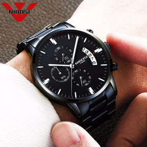 NIBOSI Luxury Men's Fashion Casual Dress Watch Best Price in Men Jewerly - 2023