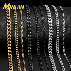 Stainless Steel Cuban Link Chain Necklace for Men Best Price in Men Jewerly - 2023