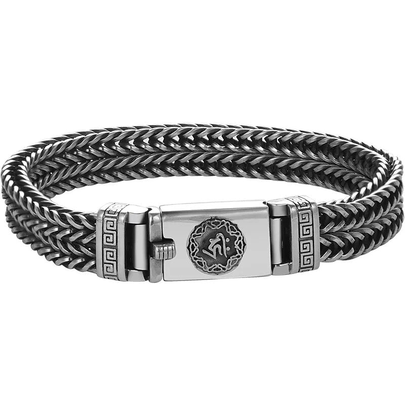 HX Hand-Woven Silver Bracelet for Men Best Price in Men Jewerly - 2023