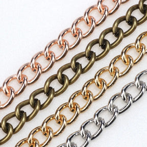 6*8MM Punk Metal Gold Necklace/Bracelet Chain for Men Best Price in Men Jewerly - 2023