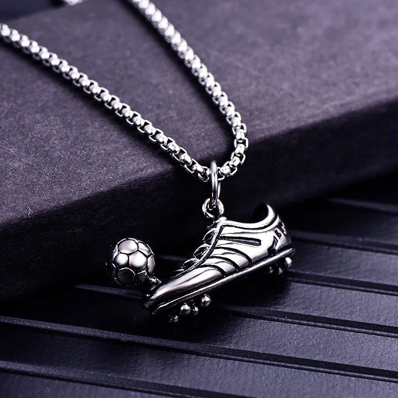 Wukaka Football Shoe Pendant Necklace for Men Best Price in Men Jewerly - 2023