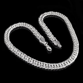 925 Silver 10MM Link Chain Necklace for Men Best Price in Men Jewerly - 2023