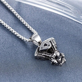 Motorcycle Engine Pendant Necklace Best Price in Men Jewerly - 2023