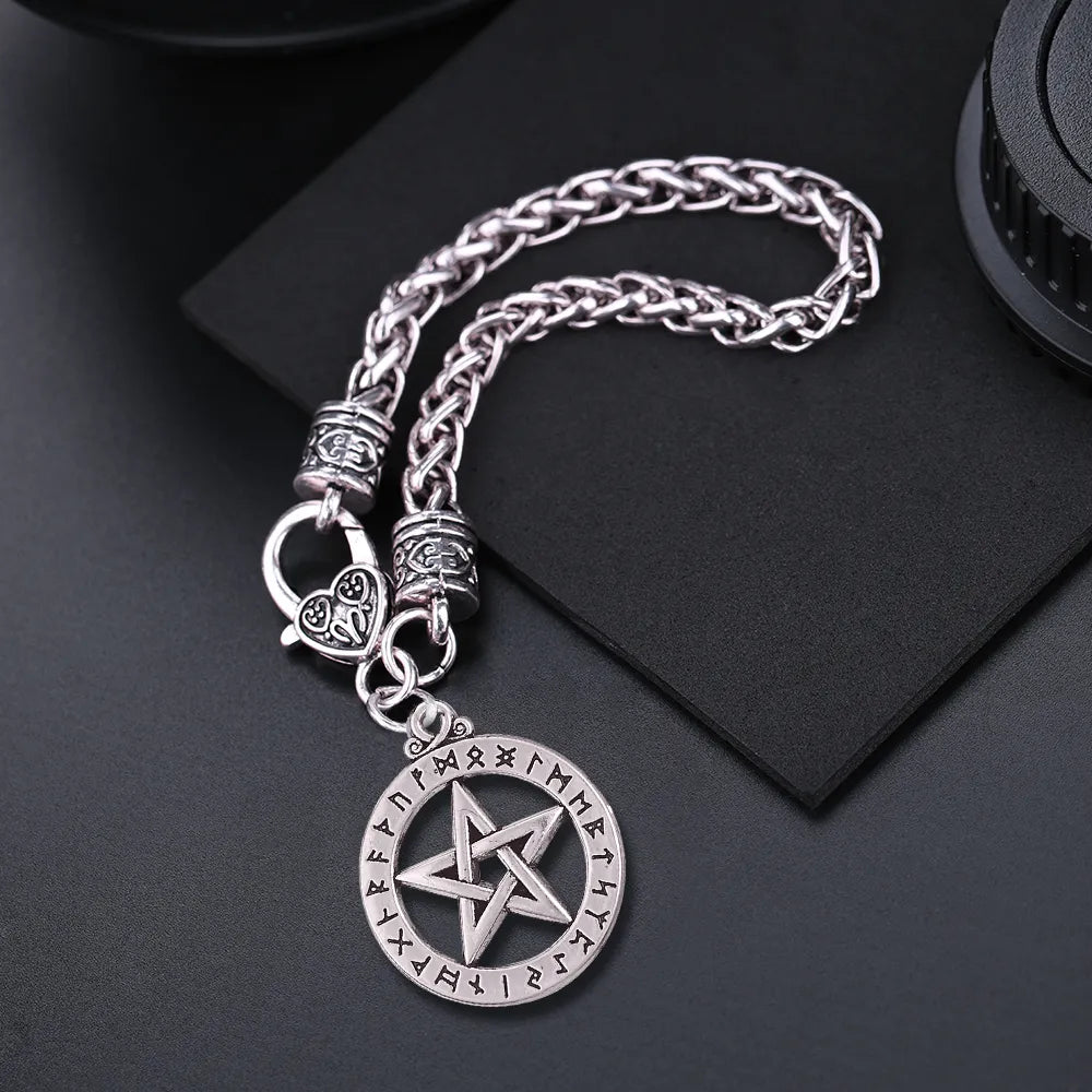 Teamer Punk Supernatural Pentacle Charm Bracelets Best Price in Men Jewerly - 2023