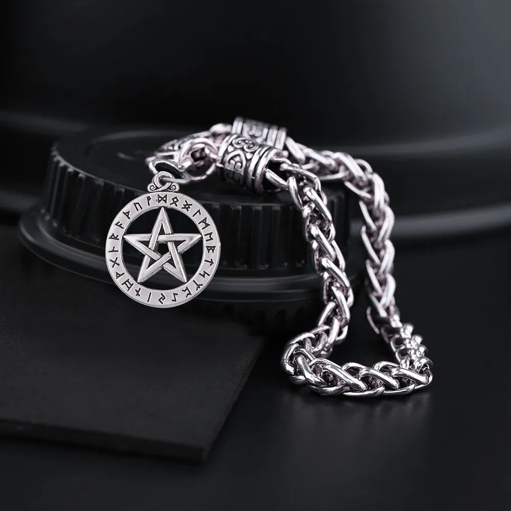 Teamer Punk Supernatural Pentacle Charm Bracelets Best Price in Men Jewerly - 2023