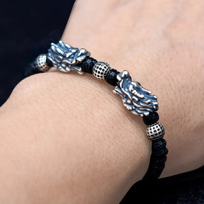 Retro Double Faucet Bracelet Hand-Woven Rope for Men Best Price in Men Jewerly - 2023