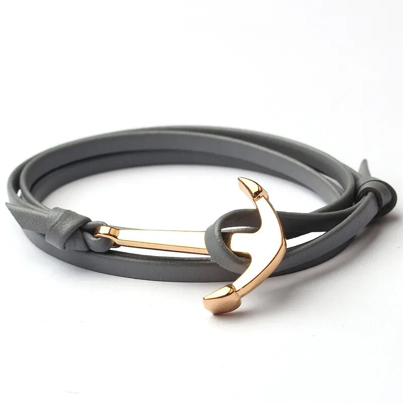 Antique Gold Anchor Bracelet for Men Best Price in Men Jewerly - 2023