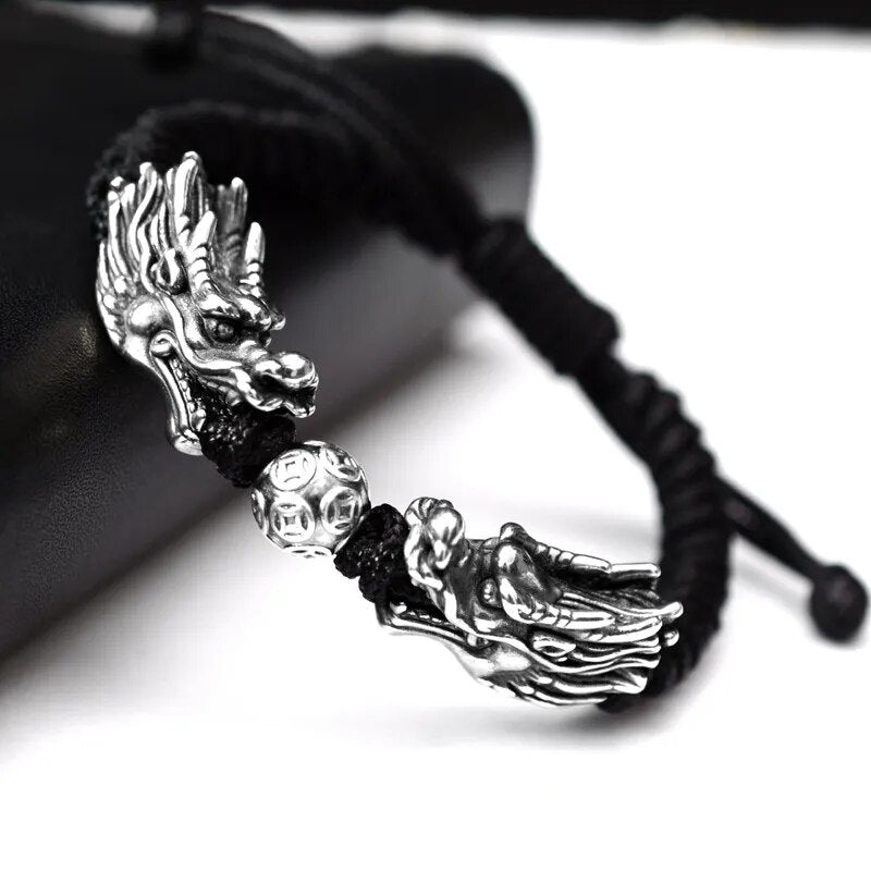 Retro Double Faucet Bracelet Hand-Woven Rope for Men Best Price in Men Jewerly - 2023