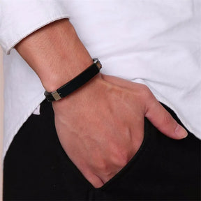 Vnox Cross Bible Verse Soft Silicone Bracelet for Men Best Price in Men Jewerly - 2023