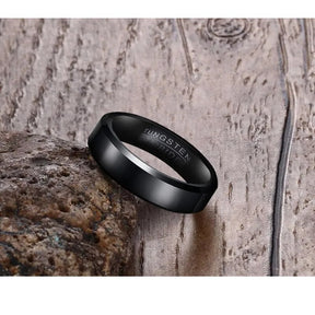 Vnox Black Tungsten Carbide Engagement Ring for Men Best Price in Men Jewerly - 2023