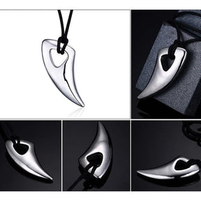 Vnox Black Stainless Steel Bull Horn Necklace for Men Best Price in Men Jewerly - 2023