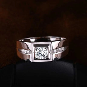 Solitaire Male Ring in 925 Sterling Silver Best Price in Men Jewerly - 2023