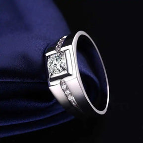 Solitaire Male Ring in 925 Sterling Silver Best Price in Men Jewerly - 2023