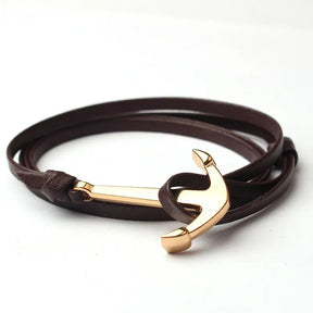 Antique Gold Anchor Bracelet for Men Best Price in Men Jewerly - 2023