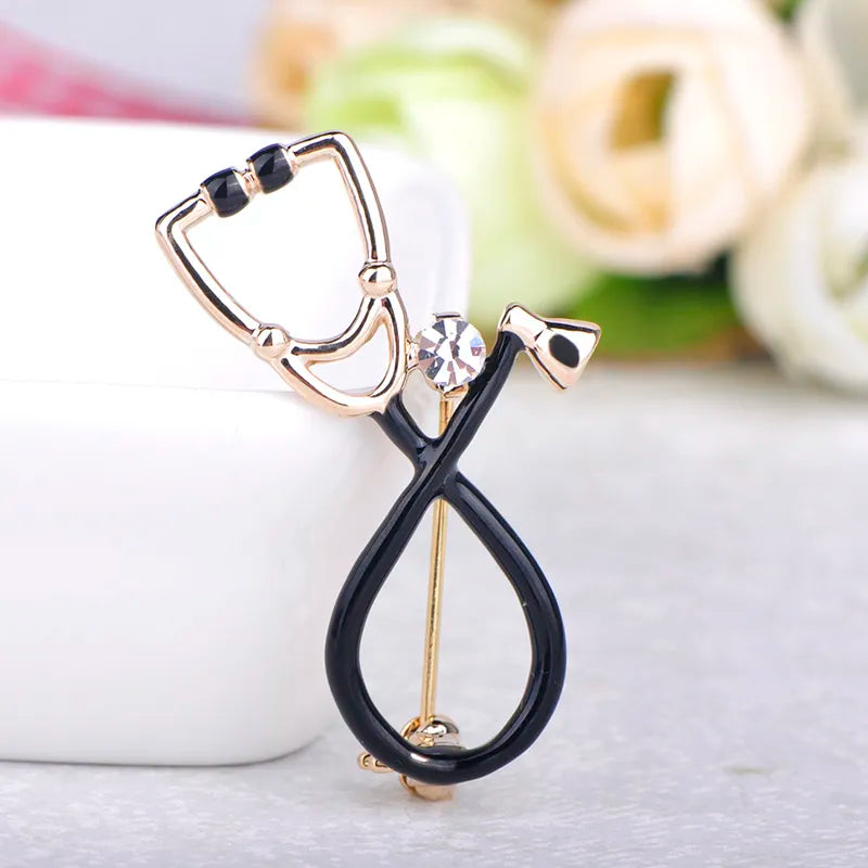 Black Stethoscope Shaped Brooch for Men Best Price in Men Jewerly - 2023