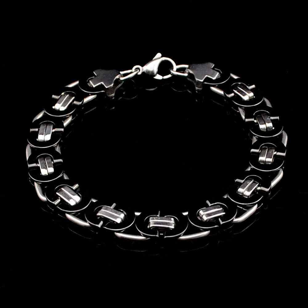 CHIMDOU Bracelet Stainless Steel Byzantine Chain Punk Style for Men Best Price in Men Jewerly - 2023