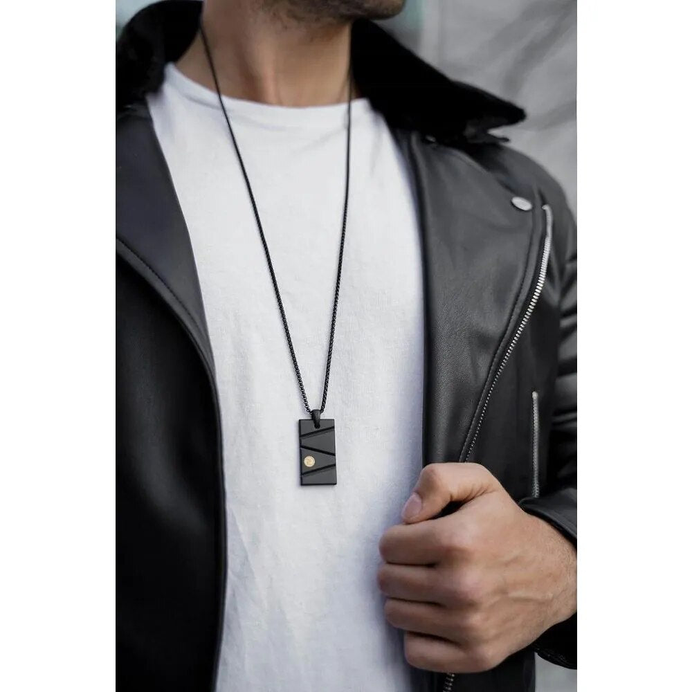 Stainless Steel Men's Charm Pendant Necklace Best Price in Men Jewerly - 2023