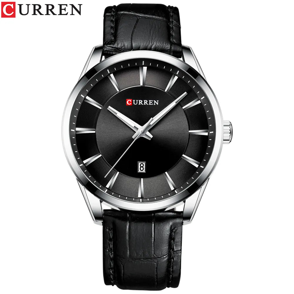 CURREN Quartz Watch Leather Strap Luxury Business for Men Best Price in Men Jewerly - 2023