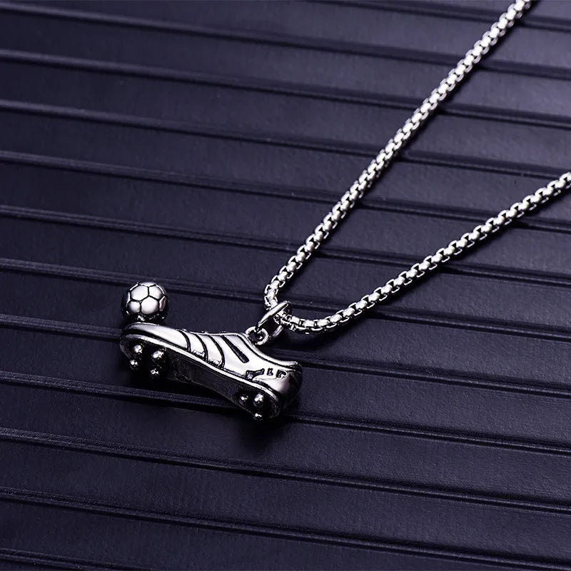 Wukaka Football Shoe Pendant Necklace for Men Best Price in Men Jewerly - 2023