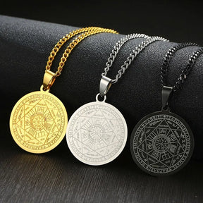 Seal of the Seven Archangels Men's Necklace Best Price in Men Jewerly - 2023