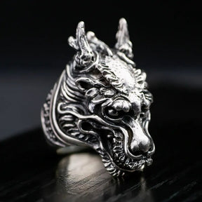 ZABRA Sterling Silver Dragon Ring for Men Best Price in Men Jewerly - 2023