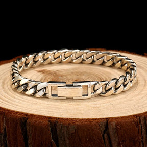 ZABRA 925 Sterling Silver Link Rock Fashion Chain Bracelet for Men Best Price in Men Jewerly - 2023