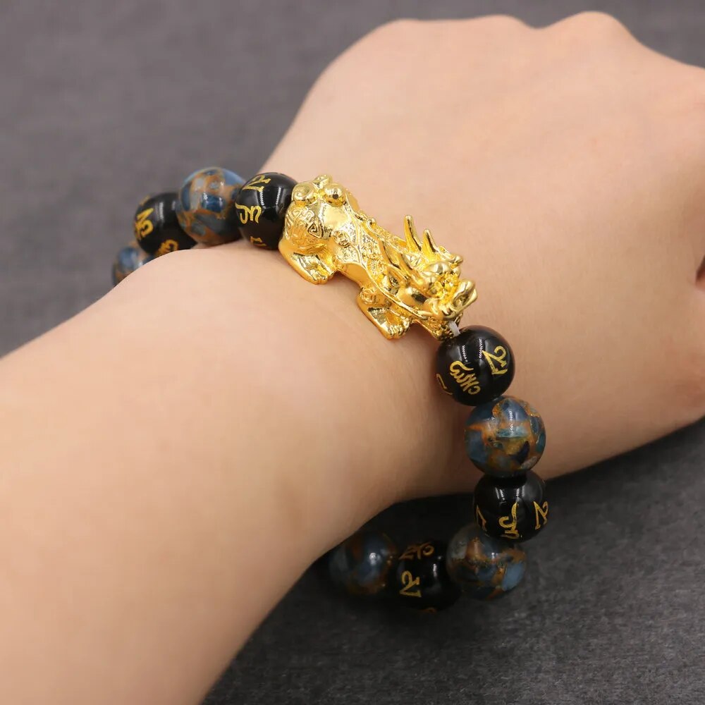 Pi Xiu Obsidian Stone Wealth Bracelet Best Price in Men Jewerly - 2023