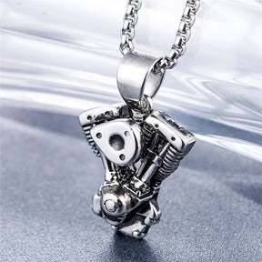 Motorcycle Engine Pendant Necklace Best Price in Men Jewerly - 2023