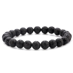 Natural Stone Beaded Bracelet with Lava & Tiger Eye for Men Best Price in Men Jewerly - 2023