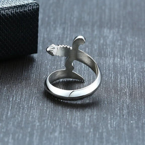 ZORCVENS Unique Dagger Stainless Steel Ring for Men Best Price in Men Jewerly - 2023