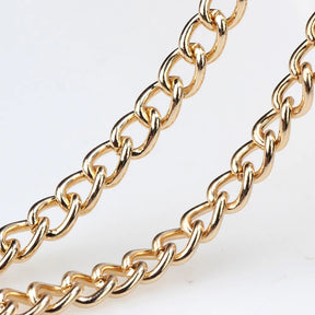 6*8MM Punk Metal Gold Necklace/Bracelet Chain for Men Best Price in Men Jewerly - 2023