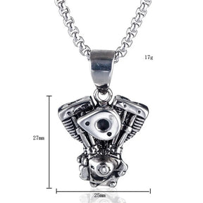 Motorcycle Engine Pendant Necklace Best Price in Men Jewerly - 2023