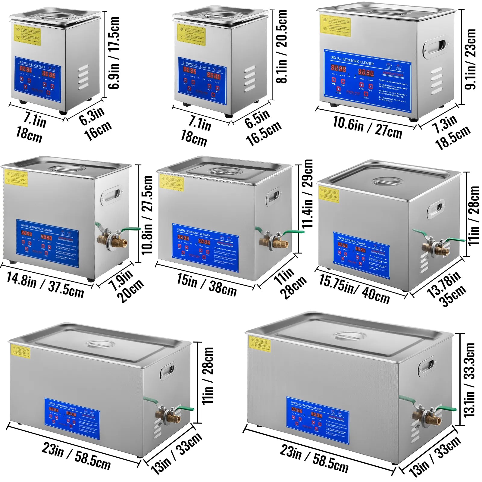 VEVOR Ultrasonic Cleaner Range for Home Appliances Best Price in Men Jewerly - 2023