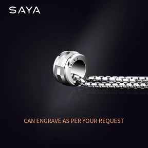 Engravable Tungsten Rotating Pendant for Men and Women Best Price in Men Jewerly - 2023