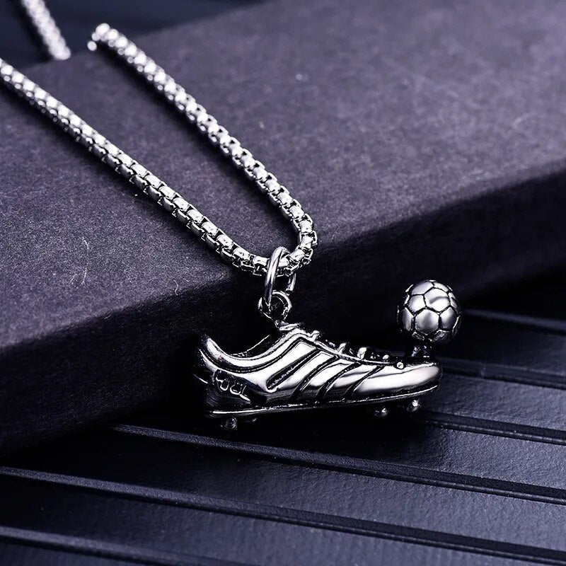 Wukaka Football Shoe Pendant Necklace for Men Best Price in Men Jewerly - 2023