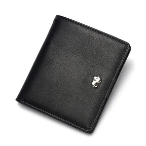 BISON DENIM Men's Leather Wallet RFID Blocking Mini Best Price in Men Jewerly - 2023